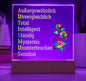 Autismus Karte und Geschenk: Stärkung der Neurodiversität und Autismus-Routine mit Symbolen für ADHS, Prokrastination und Hochsensibilität