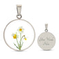 Ideen für den Muttertag, Geschenk für Mama, Muttertag Geschenk, Geschenk Geburtstag 60 Frau, Geschenkidee für Tochter, Personalisierte Kette, Halskette mit Gravur, Halskette Damen, Glücksbringer Kette, Geschenke zur Kommunion, Geschenke zur Konfirmation, Kette Geburtsblume, Geburtsblume März,