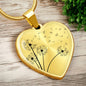 Personalisierte Pusteblume Windblume Halskette für Ihren Lieblingsmenschen, Glücksbringer mit Gravur, Wegbegleiter Abschiedsgeschenk