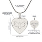 Schutzengel personalisiert Halskette mit Gravur Geschenk zum Geburtstag Muttertag Weihnachten Valentinstag Gastgeschenk für die Hochzeit Taufgeschenk