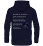 Raben Kodex mit Munin und Hugin, nordischen Runen, Nordische Mythologie Kunst, nordischer Rabencode Hoodie bis 5XL - Basic Unisex Hoodie XL