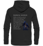 Raben Kodex mit Munin und Hugin, nordischen Runen, Nordische Mythologie Kunst, nordischer Rabencode Hoodie bis 5XL - Premium Unisex Hoodie