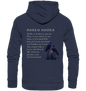 Raben Kodex mit Munin und Hugin, nordischen Runen, Nordische Mythologie Kunst, nordischer Rabencode Hoodie bis 5XL - Premium Unisex Hoodie