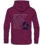 Raben Kodex mit Munin und Hugin, nordischen Runen, Nordische Mythologie Kunst, nordischer Rabencode Hoodie bis 5XL - Premium Unisex Hoodie