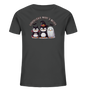 Kinder-T-Shirts mit Halloween-Motiv: Drei niedliche Pinguine als Vampir, Hexe und Geist. Spruch 'Gruseliger wird's nicht'. Perfektes Geschenk für kleine Halloween-Fans. In verschiedenen Farben erhältlich.