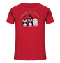 Kinder-T-Shirts mit Halloween-Motiv: Drei niedliche Pinguine als Vampir, Hexe und Geist. Spruch 'Gruseliger wird's nicht'. Perfektes Geschenk für kleine Halloween-Fans. In verschiedenen Farben erhältlich.