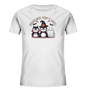 Kinder-T-Shirts mit Halloween-Motiv: Drei niedliche Pinguine als Vampir, Hexe und Geist. Spruch 'Gruseliger wird's nicht'. Perfektes Geschenk für kleine Halloween-Fans. In verschiedenen Farben erhältlich.