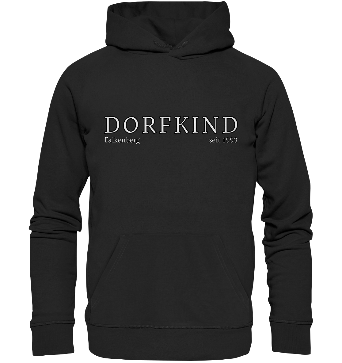 Dorfkind Shirt personalisiertes Geschenk Landleben T-Shirt für ländliche Seelen! Dorfkindmoment - Organic Hoodie