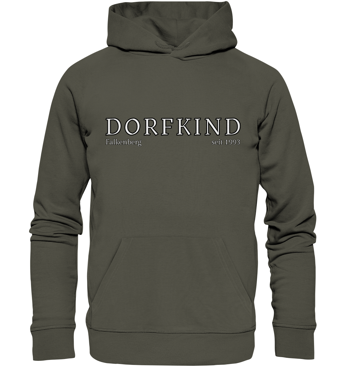 Dorfkind Shirt personalisiertes Geschenk Landleben T-Shirt für ländliche Seelen! Dorfkindmoment - Organic Hoodie