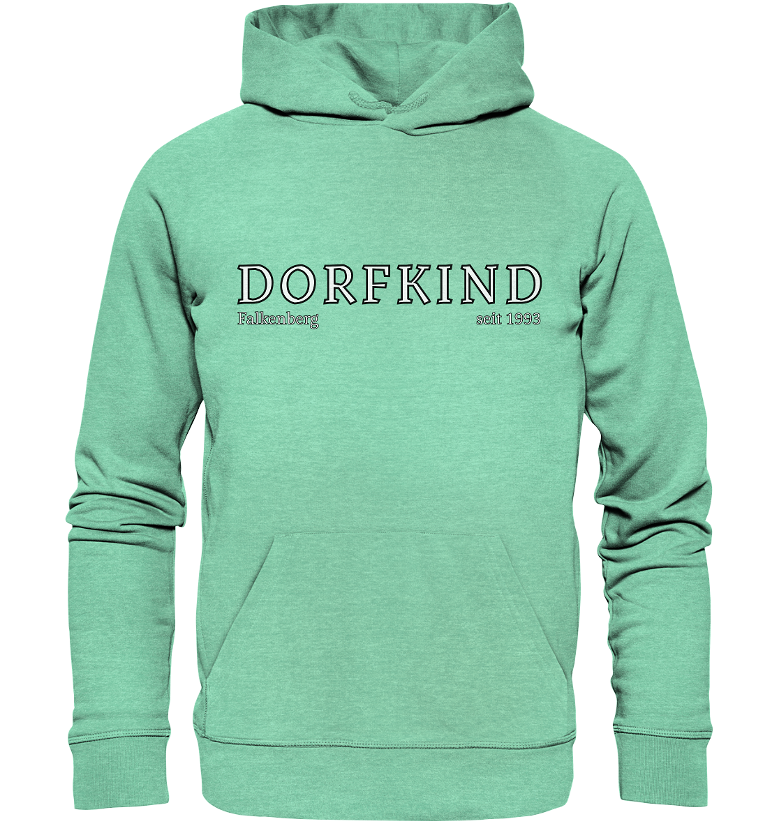 Dorfkind Shirt personalisiertes Geschenk Landleben T-Shirt für ländliche Seelen! Dorfkindmoment - Organic Hoodie