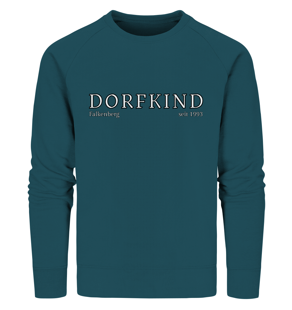 Dorfkind Shirt personalisiertes Geschenk Landleben T-Shirt für ländliche Seelen! Dorfkindmoment - Organic Sweatshirt
