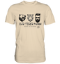 Fun Shirts Männer, Geschenke für Bartträger, Bart Geschenke, Bart Set Geschenk, Bär Tiger Mann, T Shirt Bär Tiger Mann, Geschenke für den Ehemann, Geschenke für den Freund, lustige T Shirts, coole T Shirts, ausgefallenes Shirt für Männer, bärtige Männer, Bart Sprüche