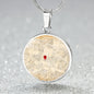 Personalisierte Alte Karte Halskette mit Gravur, Geschenk für Sie und Ihn, Ihr Lieblingsort immer dabei, Schmuck mit Koordinaten