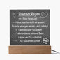Schild Toilettenregeln • Deko zum Hinstellen • Haus mit Herz • Toilette WC Regeln Klo lustig Familie Bad Badezimmer Hygiene Hinweis
