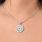 Lotosblume Halskette mit Gravur und Blume des Lebens | Schmuck für Yoga & Chakren | Blume der Erleuchtung | Geschenke für Frauen zeitlos