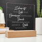 Einzugsgeschenk Haus | Einzigartige Geschenkidee für Zuhause, Hochzeit & Einzug | erste Wohnung Einweihungsgeschenk | Kleine Flurlampe