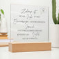 Einzugsgeschenk Haus | Einzigartige Geschenkidee für Zuhause, Hochzeit & Einzug | erste Wohnung Einweihungsgeschenk | Kleine Flurlampe