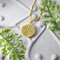 Halskette mit Blume des Lebens Anhänger | Eleganter Silberschmuck | Geschenk Konfirmation Muttertag oder Hochzeits- und Geburtstagsgeschenk