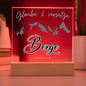Christliche Geschenke: Bibelvers Geschenk, Hausdeko Tischdeko & mehr - Gesegnet von Jesus, Mutmacher - Glaube Liebe Hoffnung