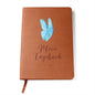 Personalisiertes DIN A5 Tagebuch, Geschenk für Mädchen, Notizbuch mit Name, veganes Leder, personalisierte Geschenke für Sie