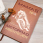 Personalisiertes Notizbuch "Mama's Motorrad Abenteuer" für Motorradfahrer, Motorrad Reise Journal & Fahrtenbuch, Geschenk für Bikerinnen