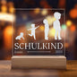 Personalisiertes Geschenk zur Einschulung 2025 für Zuckertüte - Premium-Acryl Schild als Schultüte Kleinigkeit Geschenke Schulkind Junge