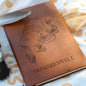 Personalisiertes A5 Notizbuch Tagebuch für Mädchen | Gedankenwelt mit Name | Ideales Geschenk für Freundin, Kollegin & mehr!