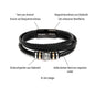 Geschenk für Tochter - Ewige Liebe in einem veganen Leder Armband für die Tochter | Persönliches Geschenk für Mädchen 18 Jahre