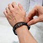Besonderes Geschenk für Sohn - Ewige Liebe in einem veganem Leder Armband für den Sohn | Persönliches Geschenk für Jungen 18 Jahre