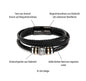 Besonderes Geschenk für Sohn - Ewige Liebe in einem veganem Leder Armband für den Sohn | Persönliches Geschenk für Jungen 18 Jahre
