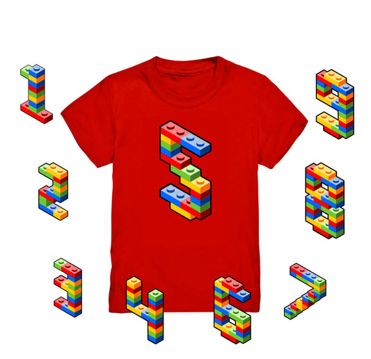Bausteine 5. Geburtstag Outfit Blockbaustein - Kids Premium Shirt