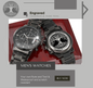 Vatertagsgeschenk: Yggdrasil mit Rune Thurisaz Chronograph Herrenuhr mit Baum des Lebens Gravur