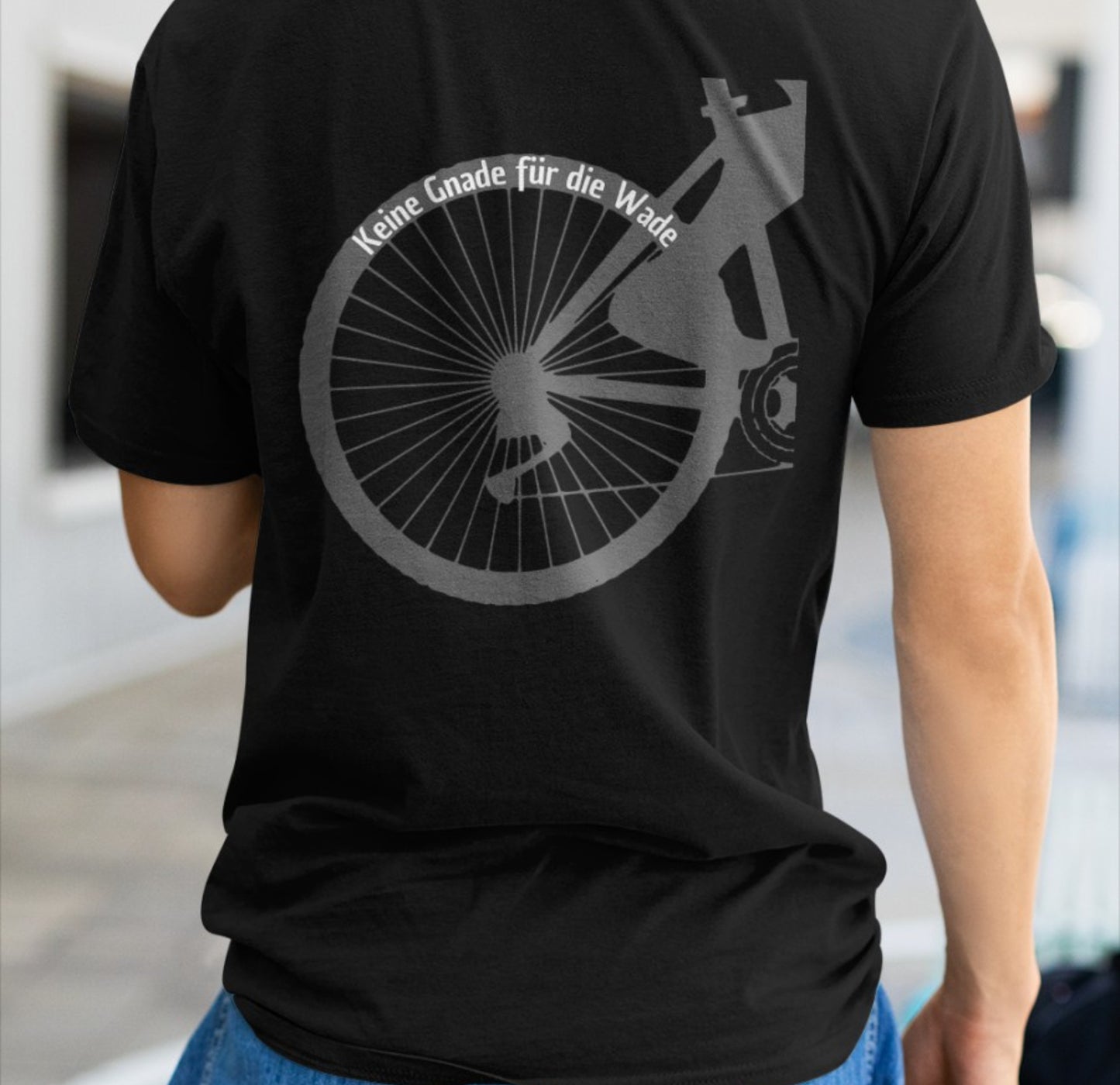 Keine Gnade für die Wade Fahrrad Mountainbike Biker Geschenkidee Fahrrad - Premium Shirt