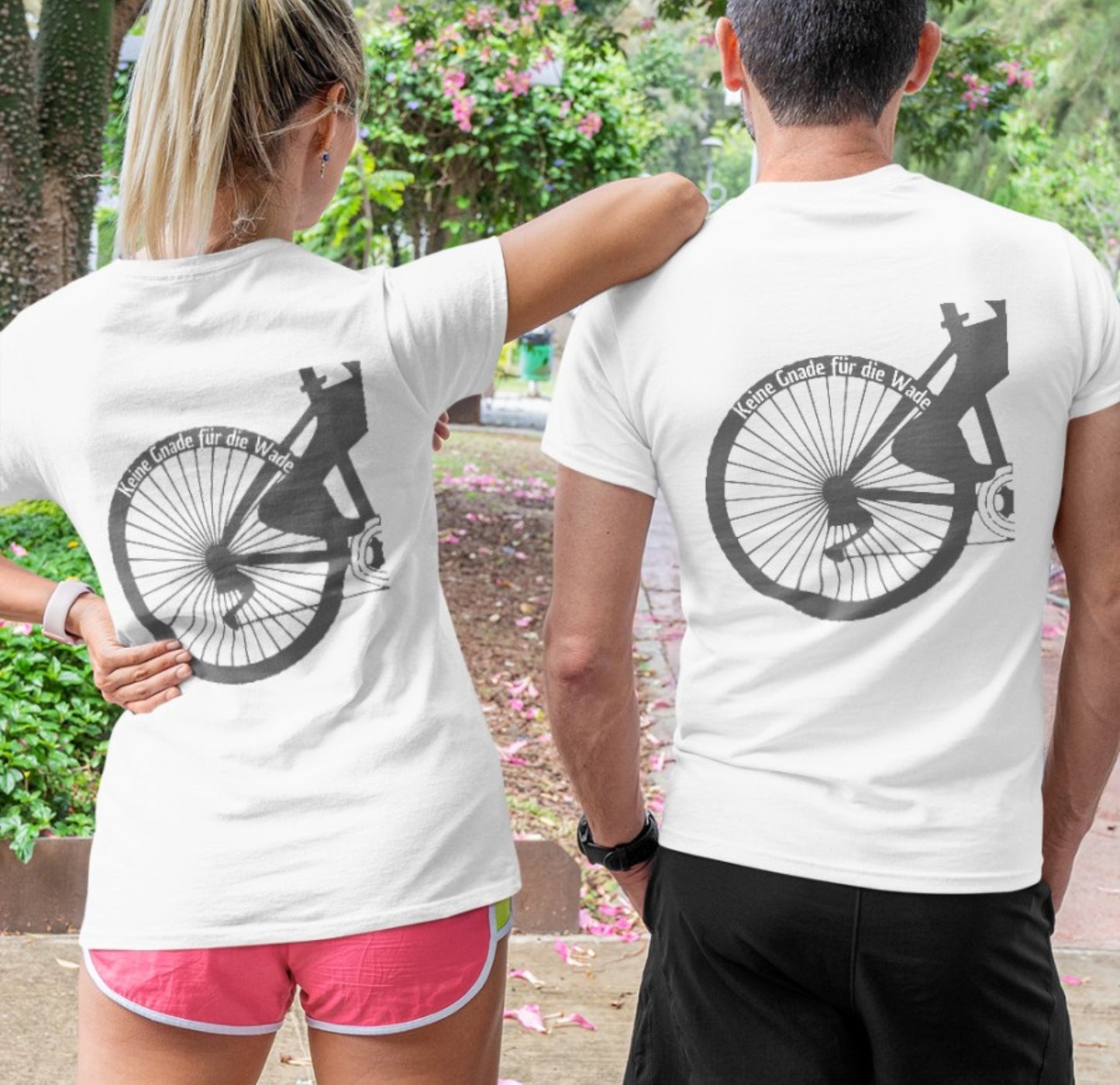Keine Gnade für die Wade Fahrrad Mountainbike Biker Geschenkidee Fahrrad - Premium Shirt