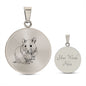 Halskette mit Gravur zum Muttertag personalisiert mit süßem Hamster Motiv und Gravur - Die perfekte Geschenkidee zum Muttertag