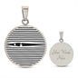 Lustige Augen Halskette mit Gravur - Schmuck mit Humor für Damen und Mädchen