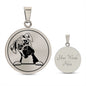 Süße Boxer Halskette mit Gravur - Perfektes Geschenk für Boxer Hundebesitzer | Handgefertigte Rassehund Ornament Schmuck