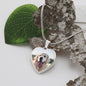 Halskette mit Herzanhänger für Hundeliebhaber, Hund Erinnerung Geschenk, Haustier Foto Halskette personalisiert