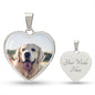Halskette mit Herzanhänger für Hundeliebhaber, Hund Erinnerung Geschenk, Haustier Foto Halskette personalisiert