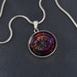 Nordische Halskette mit Gravur: Wikinger Schmuck mit Vegvisir Anhänger - Personalisierte als Hommage an die Schildmaid Walküre und Freya