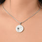 Pusteblume Windblume Halskette mit Gravur ist ein einzigartiger Glücksbringer personalisierte Geschenke für Frauen