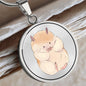 Niedliche Hamster Halskette mit Anime Motiv und Gravur-Option - Perfektes Geschenk für Anime und Hamster Liebhaber