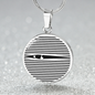 Lustige Augen Halskette mit Gravur - Schmuck mit Humor für Damen und Mädchen