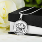 Halskette mit Gravur und Labrador Anhänger - Labrador Geschenke und Hunde Zubehör für Labrador Liebhaber und Hundebesitzer