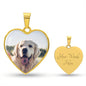 Halskette mit Herzanhänger für Hundeliebhaber, Hund Erinnerung Geschenk, Haustier Foto Halskette personalisiert