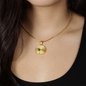Pusteblume Windblume Halskette mit Gravur ist ein einzigartiger Glücksbringer personalisierte Geschenke für Frauen