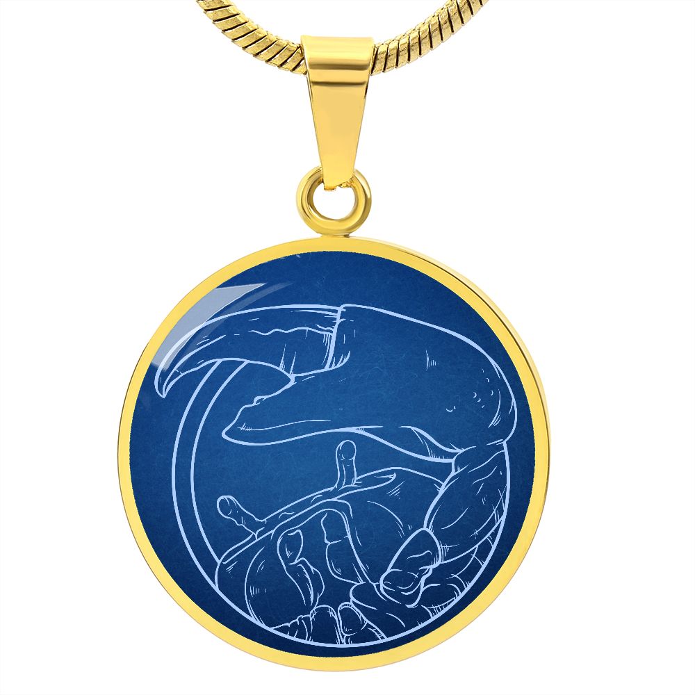 Sternzeichen Geschenk Krebs Sternbild Anhänger Halskette mit Gravur - Einzigartiger Astrologie Schmuck für besondere Anlässe