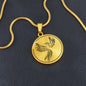 Phönix Halskette mit Gravur - Dezente Goldkette für langes Leben Wiedergeburt als Weihnachtsgeschenk Mann und Frau