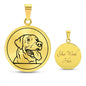 Halskette mit Gravur und Labrador Anhänger - Labrador Geschenke und Hunde Zubehör für Labrador Liebhaber und Hundebesitzer