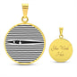 Lustige Augen Halskette mit Gravur - Schmuck mit Humor für Damen und Mädchen